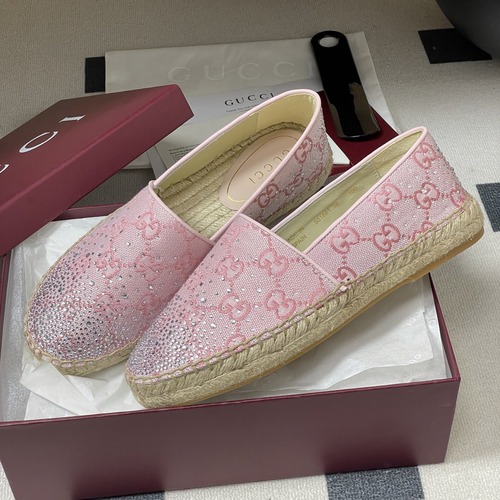 Gucci 구찌 GG 크리스탈 캔버스 에스파드류