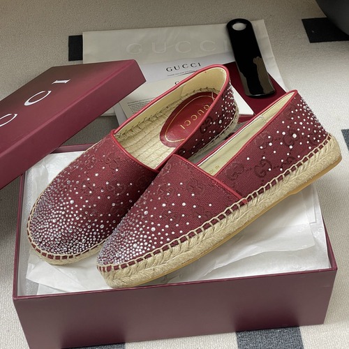 Gucci 구찌 GG 크리스탈 캔버스 에스파드류