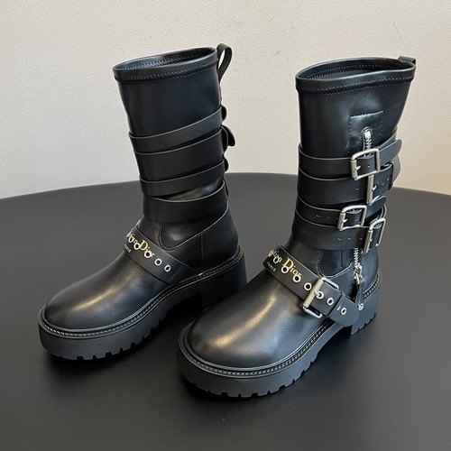 Dior 디올 모터사이클 버클 롱부츠