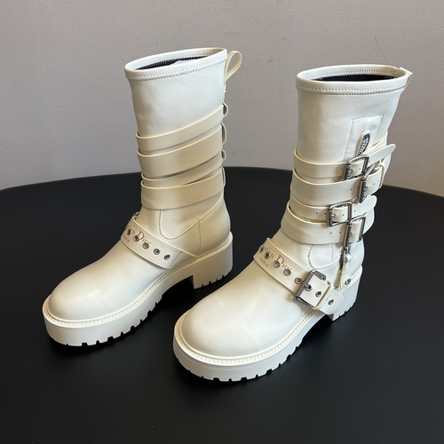 Dior 디올 모터사이클 버클 롱부츠