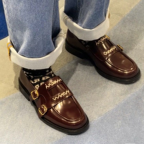 Marni 마르니 더블 버클 스티치 로퍼