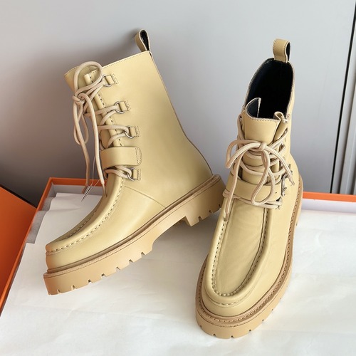 HERMES 에르메스 랜드 스웨이드 레이스업 앵클부츠