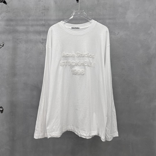 Acne Studios 아크네스튜디오 스톡홀름 비즈 로고 롱슬리브 티셔츠