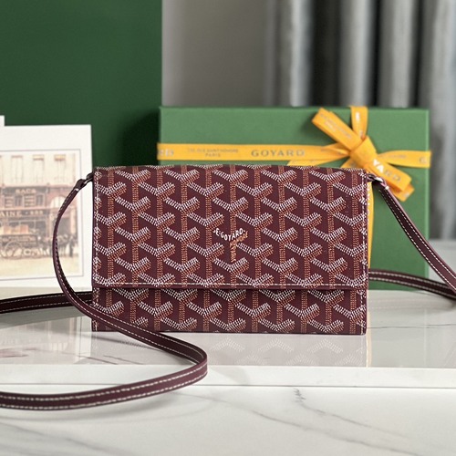Goyard 고야드 바렌느 Varenne WOC 가야딘 캔버스 크로스백 라이트 핑크