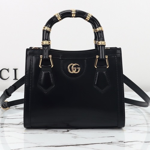 Gucci 구찌 뱀부 핸들 미니 토트백 페이턴트 레더 포레스트 그린 GHW 20cm