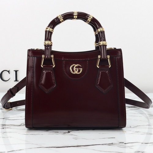 Gucci 구찌 뱀부 핸들 미니 토트백 페이턴트 레더 포레스트 그린 GHW 20cm