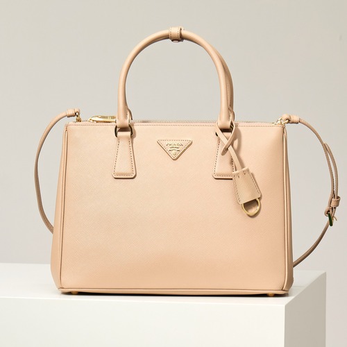 Prada 프라다 갤러리아 1BA274 사피아노 레더 누드 핑크 토트백  32cm