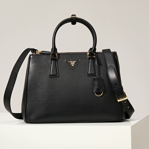 Prada 프라다 1BA274 사피아노 레더 토트백 카멜 브라운 골드 하드웨어 32cm