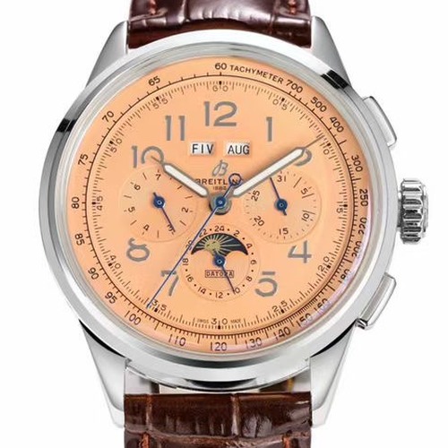  BREITLING Premier B25 Chronograph 42 브라이틀링 프리미어 B25 크로노그래프 42mm 오렌지브라운