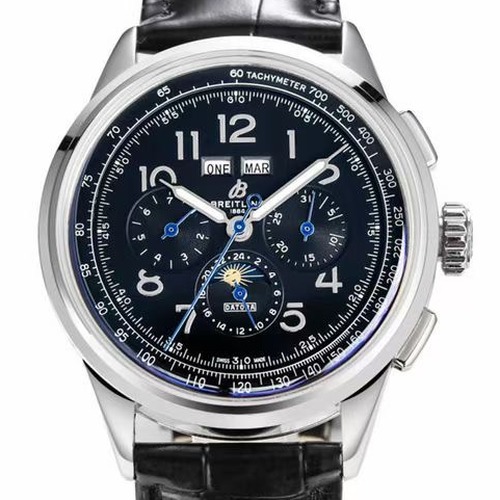  BREITLING Premier B25 Chronograph 42 브라이틀링 프리미어 B25 크로노그래프 42mm 실버블랙