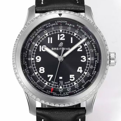 Breitling Aviator 8 Automatic 41mm Black Case / 브라이틀링 에비에이터 8 오토매틱 41mm 실버 블랙