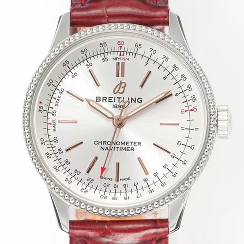 Breitling Navitimer Automatic 35mm Ladies 브라이틀링 내비타이머 오토매틱 35mm 여성용 화이트다이얼