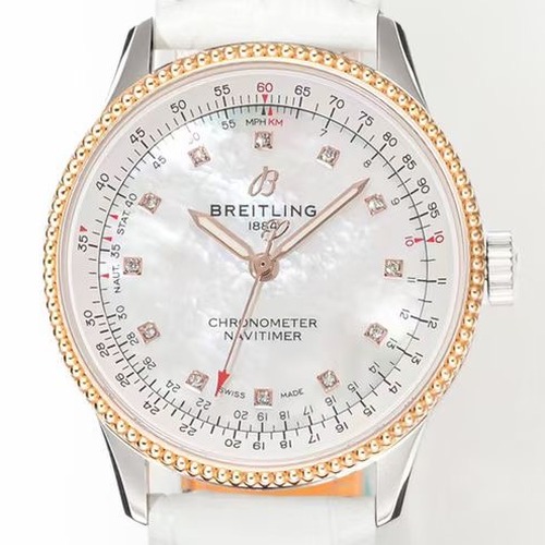 Breitling Navitimer Automatic 35mm Ladies 브라이틀링 내비타이머 오토매틱 35mm 여성용 화이트골드