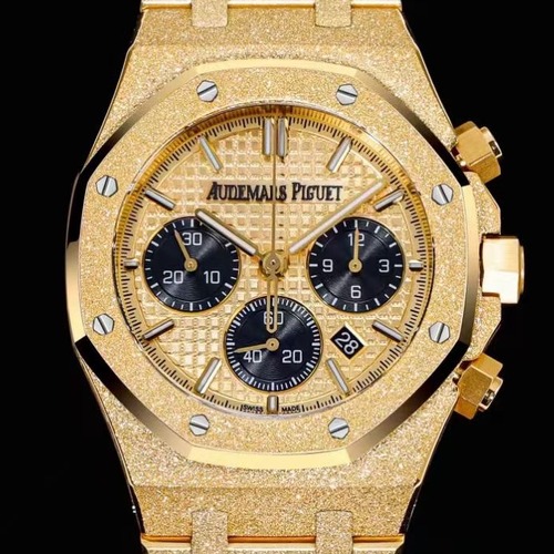Audemars Piguet Royal Oak Chronograph 41mm Purple Dial 오데마 피게 로얄 오크 크로노그래프 41mm 골드다이얼