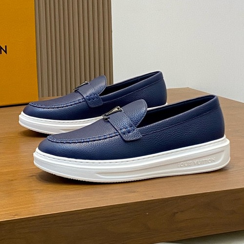 LOUIS VUITTON 루이비통 남성 모노그램 데님 로퍼 스니커즈