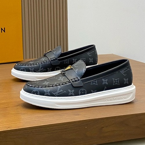 LOUIS VUITTON 루이비통 남성 모노그램 데님 로퍼 스니커즈