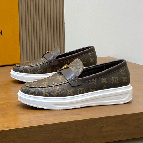 LOUIS VUITTON 루이비통 남성 모노그램 데님 로퍼 스니커즈