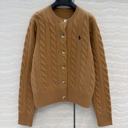 Ralph Lauren 케이블 니트 라운드 가디건