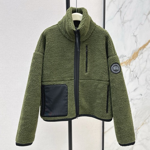 Canada Goose 여성 테디 플리스 집업 재킷