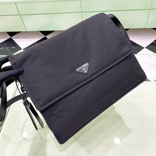 Prada 프라다 Cini 대형 나일론 메신저 백