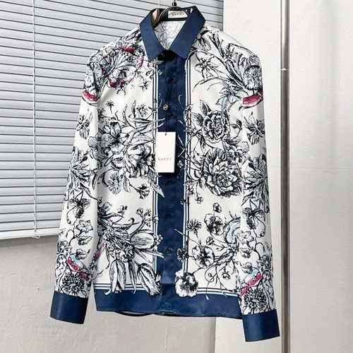 GUCCI 구찌 플라워 프린트 셔츠