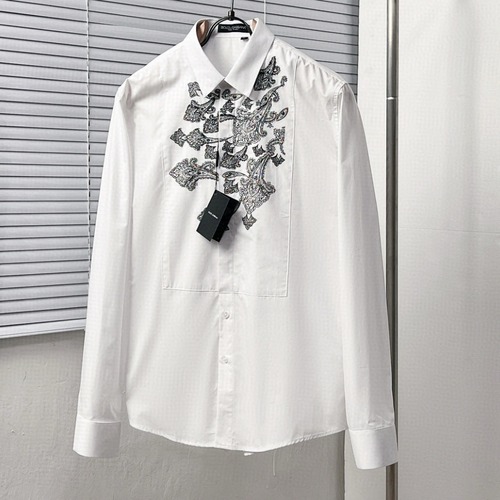 Dolce Gabbana 돌체 가바나 가슴 자수 장식 셔츠