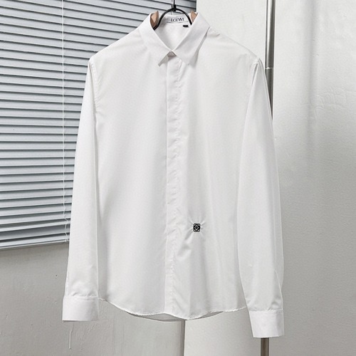 LOEWE 로에베 허리 로고 자수 셔츠