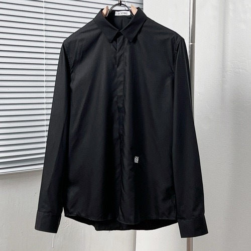 LOEWE 로에베 허리 로고 자수 셔츠