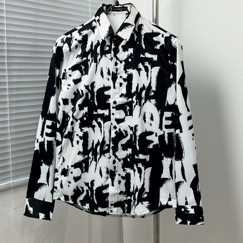 Alexander McQueen 알렉산더맥퀸 알렉산더 맥퀸 추상 레터링 프린트 셔츠
