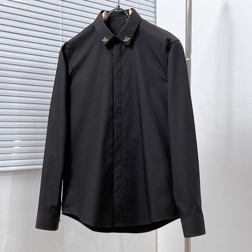 GU 구찌 메탈 벌 로고 셔츠