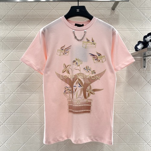 Louis Vuitton 루이비통 루이 비통 플라워 프린트 코튼 티셔츠