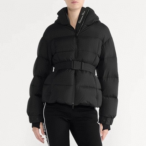 Dior 디오 탈부착 후드 벨트 다운 점퍼