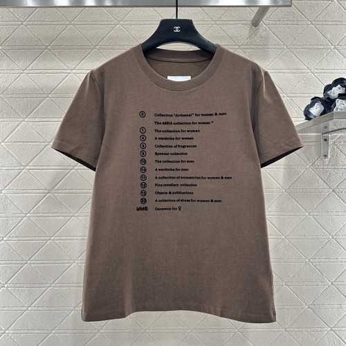 MM6 엠엠식스 로고 프린트 코튼 티셔츠