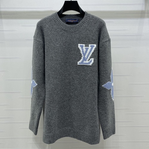 Louis Vuitton 루이비통 루이 비통 로고 자카드 핑크 울 니트