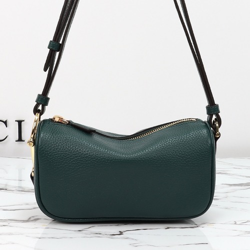 GUCCI 구찌 Half Horsebit 숄더백 다크그린 19.5CM