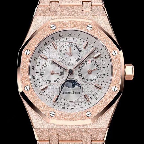 Audemars Piguet Royal Oak Selfwinding 41mm Ref.26574 오데마 피게 로얄 오크 오토매틱 41mm 골드베젤 화이트다이얼