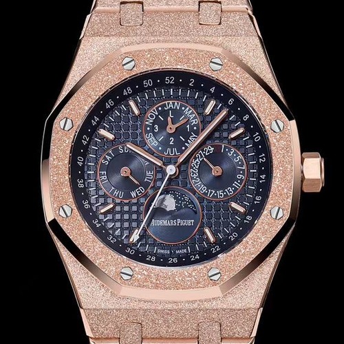 Audemars Piguet Royal Oak Selfwinding 41mm Ref.26574 오데마 피게 로얄 오크 오토매틱 41mm 골드베젤 네이비다이얼
