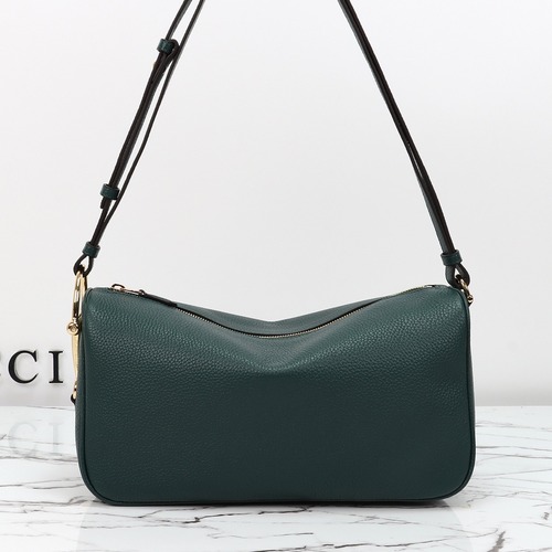 Gucci Half Horsebit Large Shoulder Bag 구찌 하프 홀스빗 라지 숄더백 다크민트 31.5cm 