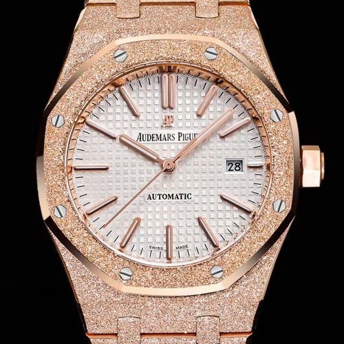 Audemars Piguet Royal Oak Selfwinding 15400 오데마 피게 로열 오크 셀프와인딩 15400 브론즈골드 화이트다이얼