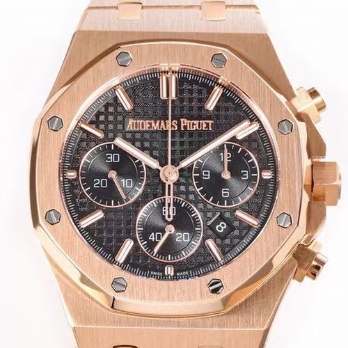 Audemars Piguet Royal Oak Chronograph 26240OR 오데마 피게 로열 오크 크로노그래프 26240 로즈골드 블랙다이얼