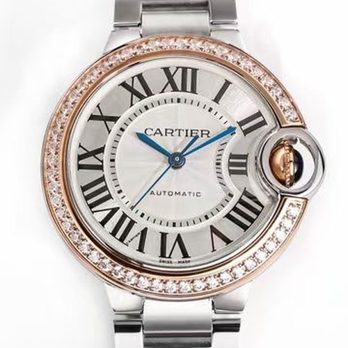 CARTIER Ballon Bleu 33mm Automatic Rose Gold 까르띠에 발롱 블루 33mm 오토매틱 로즈 골드 쥬얼베젤