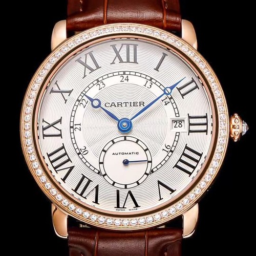 Cartier Ronde de Cartier 40mm Automatic Cal.1904 까르띠에 롱드 드 까르띠에 40mm 오토매틱 골드쥬얼베젤