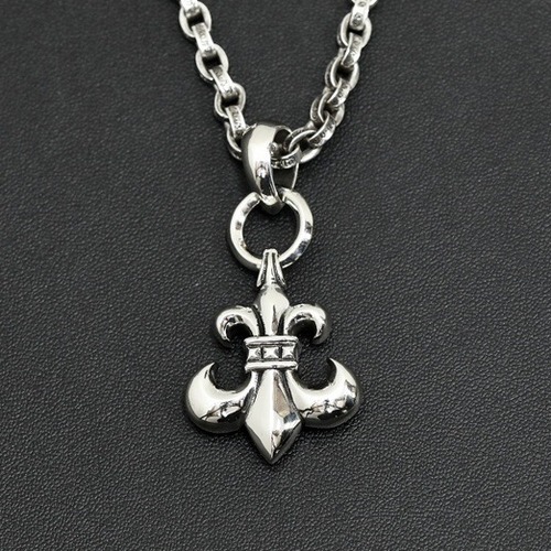 Chrome Hearts Double Ring Fleur Pendant 크롬하츠 더블 링 플뢰르 펜던트