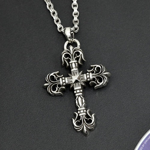 Chrome Hearts Large Floral Cross Pendant 크롬하츠 라지 플로럴 크로스 펜던트