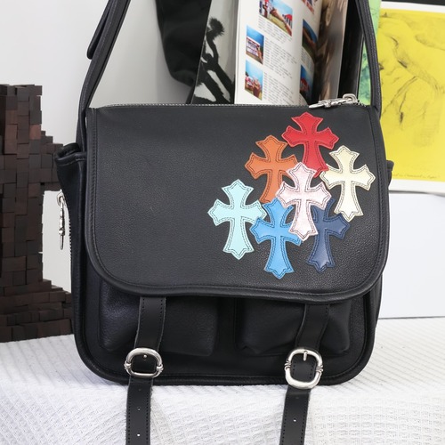Chrome Hearts Soft Shoulder Tiny/B Multi Cross 크롬하츠 소프트 숄더 타이니 B 멀티 크로스 패치 크로스백