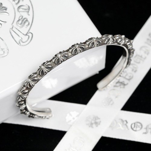 Chrome Hearts H010 Multi Cross Open Cuff Bracelet 크롬하츠 멀티 크로스 오픈 커프 브레이슬릿
