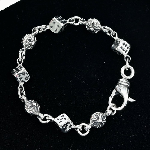 Chrome Hearts Dice Bead Bracelet 크롬하츠 다이스 비드 체인 팔찌