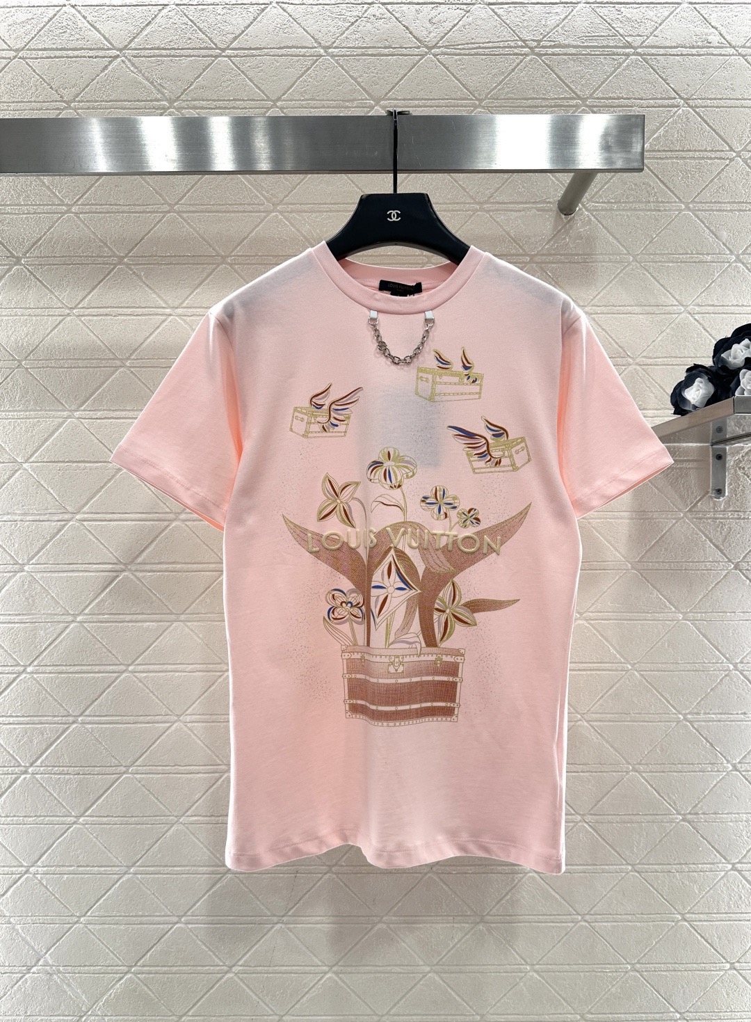 Louis Vuitton 루이비통 루이 비통 플라워 프린트 코튼 티셔츠 7