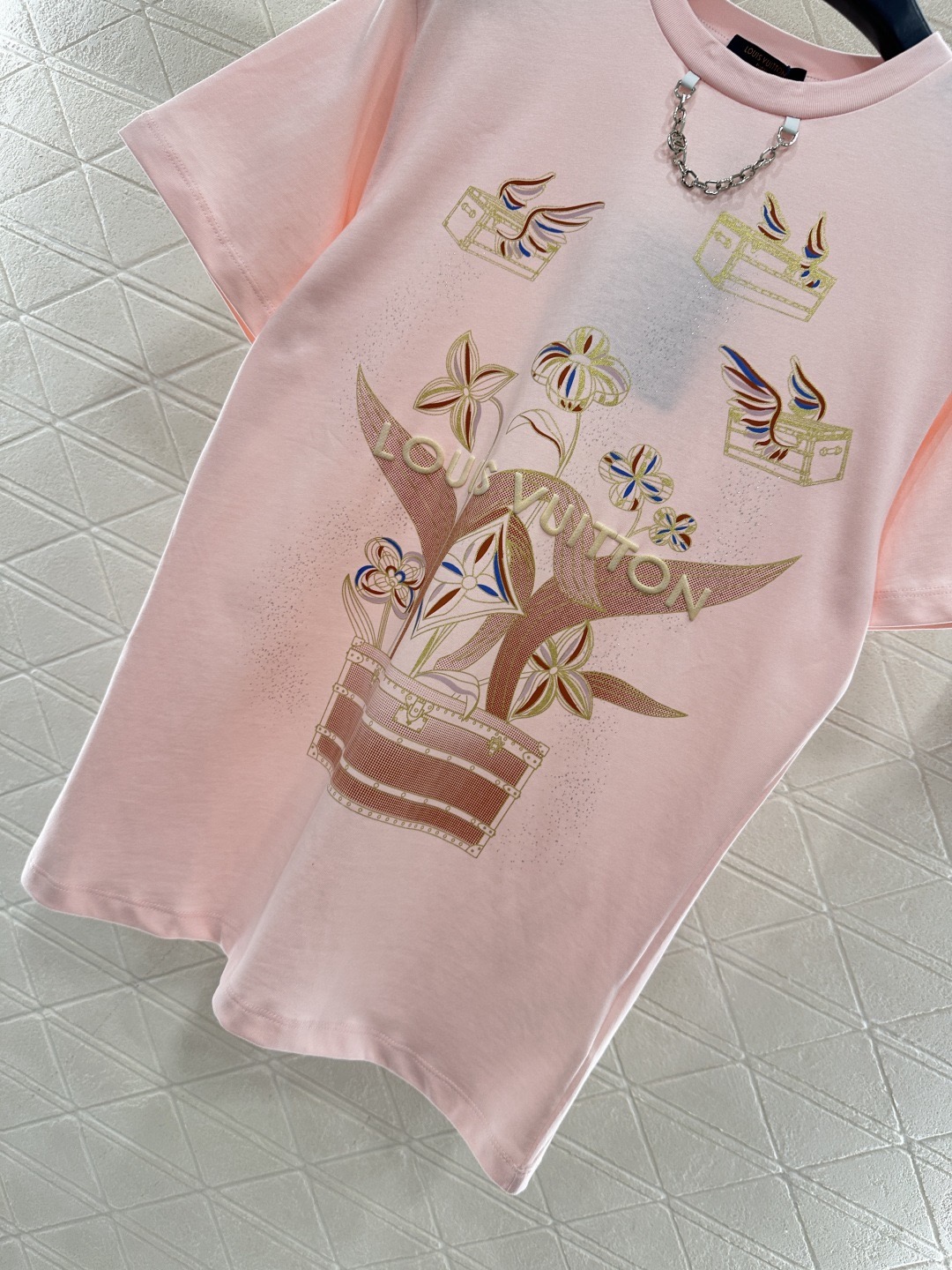 Louis Vuitton 루이비통 루이 비통 플라워 프린트 코튼 티셔츠 11