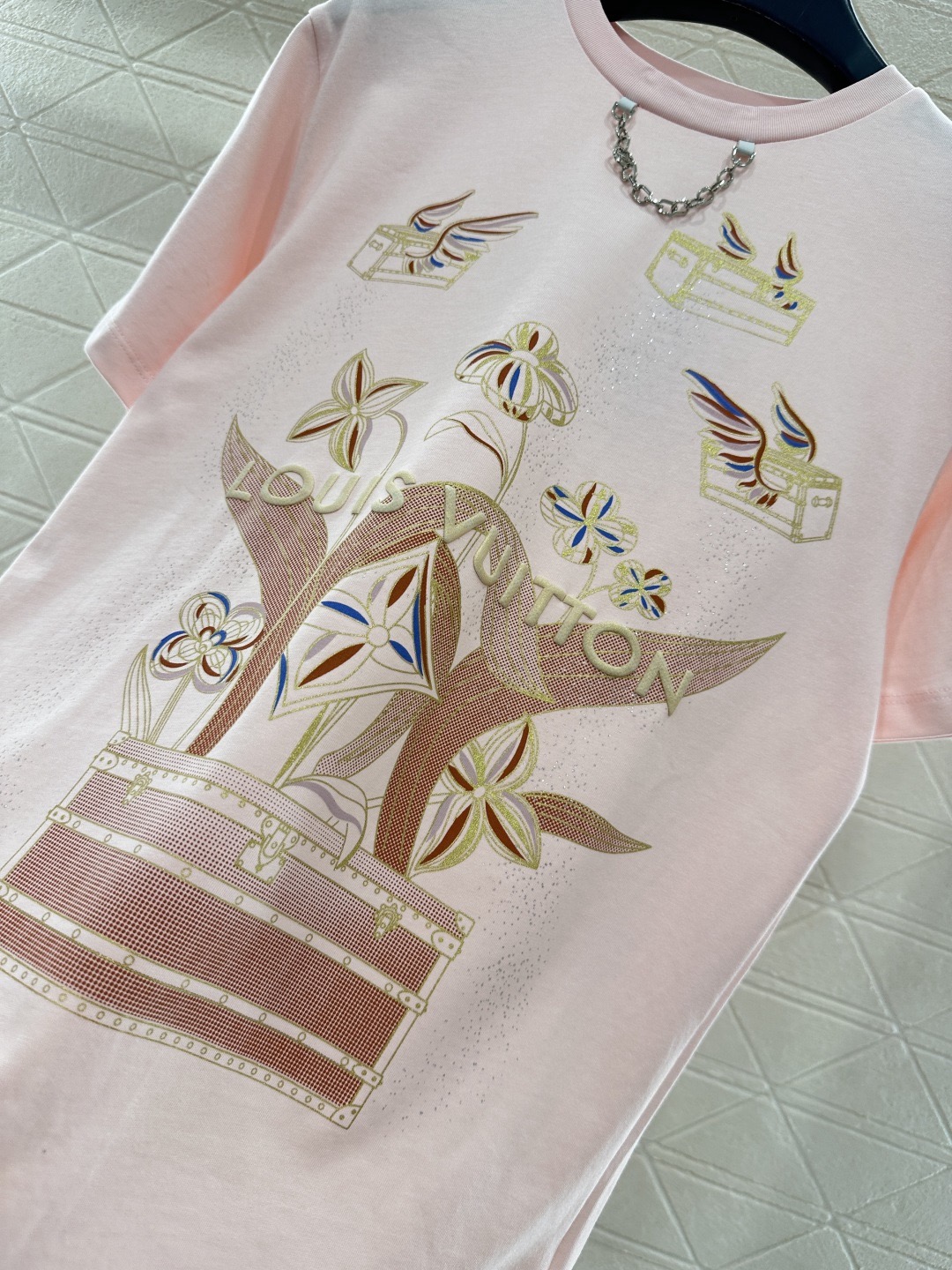 Louis Vuitton 루이비통 루이 비통 플라워 프린트 코튼 티셔츠 13